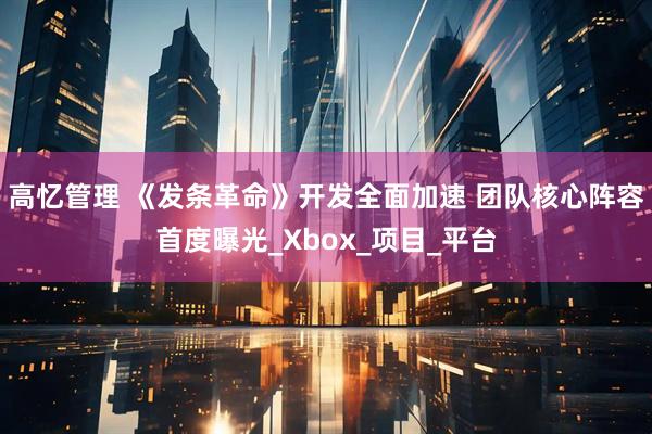 高忆管理 《发条革命》开发全面加速 团队核心阵容首度曝光_Xbox_项目_平台