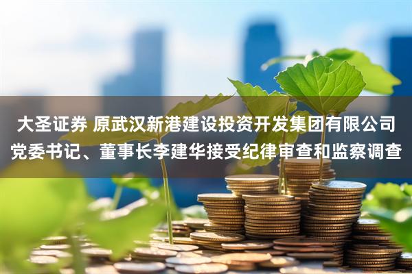 大圣证券 原武汉新港建设投资开发集团有限公司党委书记、董事长李建华接受纪律审查和监察调查