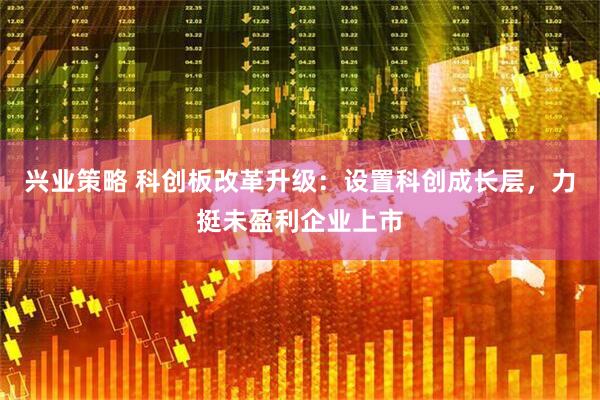 兴业策略 科创板改革升级：设置科创成长层，力挺未盈利企业上市