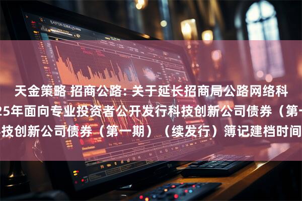 天金策略 招商公路: 关于延长招商局公路网络科技控股股份有限公司2025年面向专业投资者公开发行科技创新公司债券（第一期）（续发行）簿记建档时间的公告