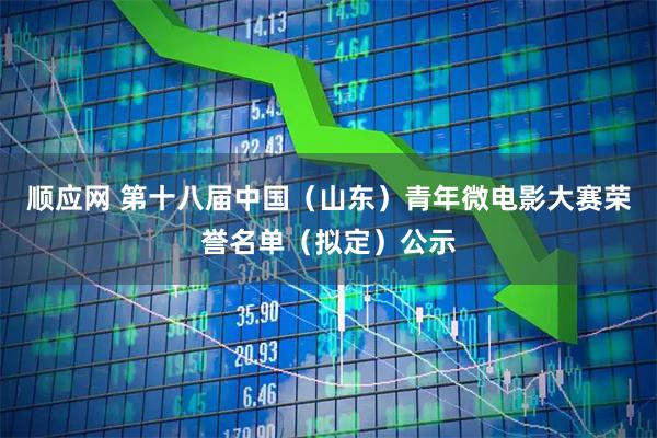 顺应网 第十八届中国（山东）青年微电影大赛荣誉名单（拟定）公示